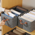 Kit 2x Caixa Organizadora Cesto Dobrável Guarda Roupa Grande na internet