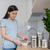 Kit 8x Potes Para Mantimentos De Aço Inox E Vidro Com Tampa - loja online