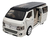 Miniatura Van Toyota HiAce Fricção Abre Portas Som E Luz - loja online