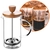 Cafeteira Prensa Francesa Vidro 350ml Com Tampa Bambu Café - comprar online