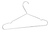 Kit 10x Cabides Ganhco De Roupas Aço Cromado Com Cavas - loja online