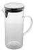 Jarra De Suco Água Em Vidro Resistente Com Tampa Inox 1,3l - comprar online