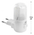 Kit 4 Luminária De Tomada Abajur Led Mini Luz Noturna Bivolt - loja online