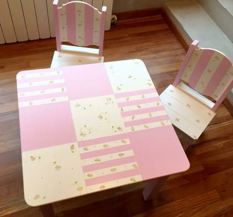 Mesa 2 Sillas Mesas Infantiles Sillitas Mesitas