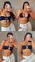 Conjunto bikini Milena preto na internet