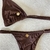 Conjunto bikini Bianca café - Emebê Beachwear