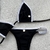 Conjunto bikini Bianca branco & preto - Emebê Beachwear