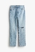 Vaqueros altos rectos ajustados H&M. C5008 - comprar online
