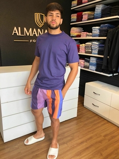 Short Tactel Florenc - Roxo e Laranja na internet