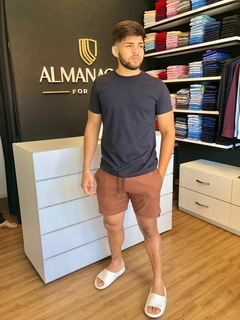 Short Mauricinho Linho - Marrom na internet