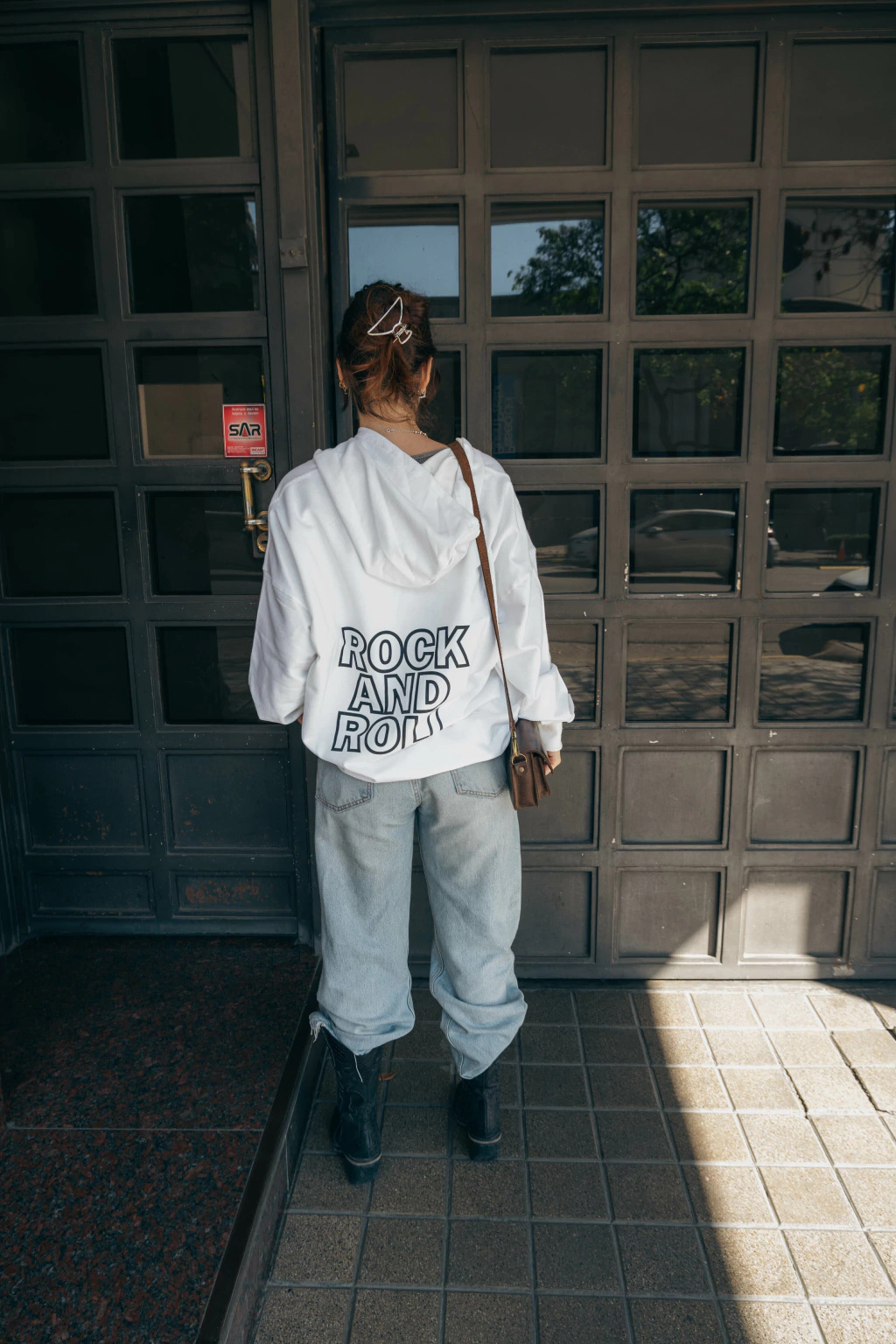 Hoodie Oversize Rock and Roll