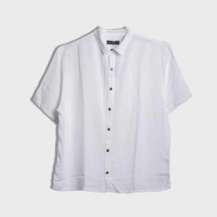Camisa Lino Manga Corta - comprar online