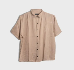 Camisa Lino Manga Corta