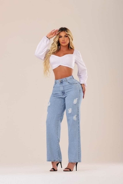 Calça com elastano (do 36 ao 46)