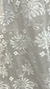 CORTE POR 3 METROS GS-000 GASA DE SEDA NATURAL BORDADA EN HILO Y LENTEJUELAS - comprar online