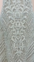 CORTE POR 3 METROS TB-123 TUL BORDADO CON MOSTACILLAS, CANUTILLOS, LENTEJUELAS, PERLAS Y CRISTALES - comprar online
