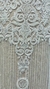 CORTE POR 3 METROS TB-073 TUL BORDADO CON MOSTACILLAS, CANUTILLOS Y LENTEJUELAS - Lucia Castaño Telas importadas
