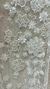 TB-203 TUL BORDADO FLORES CON CANUTILLOS, MOSTACILLAS Y LENTEJUELAS - comprar online