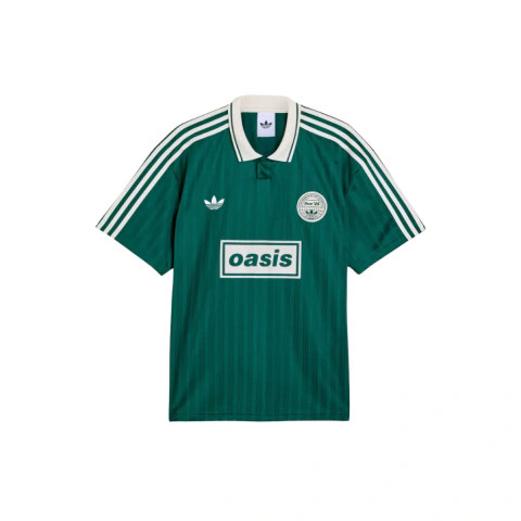 Oasis x adidas Camiseta Jersey Tour Jacquard Collegiate Green
