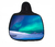 Lixo Car, Aurora Boreal Material Neoprene 3MM 30x25 CM - loja online