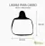 Lixo Car, Carro Preto Material Neoprene 3MM 30x25cm - Ev Shop Loja de Variedades
