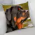 Almofada Decorativa Cheia c/ Zíper 40x40cm, Rotweiler