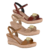 Sandalia Feminina Anabela Baixa Fivela Beira Rio 8486124