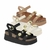Sandalia Moleca Casual Salto Plataforma Feminina 5513104