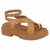 Sandalia Feminina Papete Tratorada Flatform Vizzano 6499122 - loja online