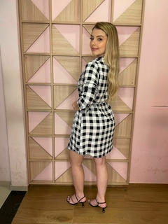 VESTIDO CHEMISE XADREZ na internet