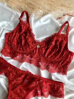 Conjunto Ravenna Luxo/Vermelho - Lud Intimates 