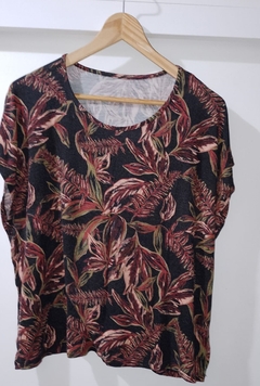 Remera Estampada Cuesta Blanca- Usada En Buen Estado