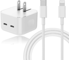 Nuevo Cubo Cargador + cable para Iphone de 35W. - comprar online