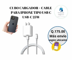 CUBO CARGADOR + CABLE PARA IPHONE