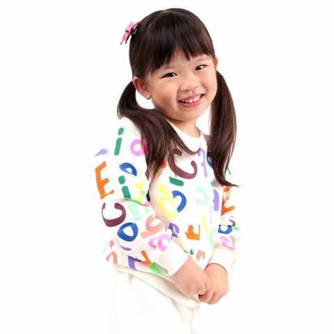 Conjunto Moletom Infantil - Branco