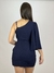 Vestido um ombro só com detalhe de nó na frente - comprar online