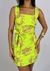 Vestido verde lima com bordados