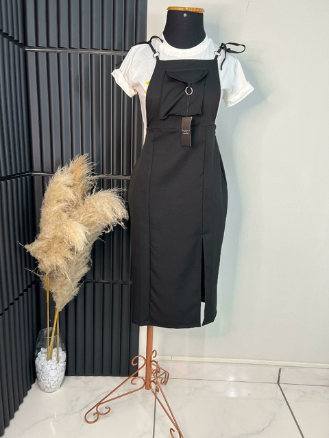 Jardineira Vestido