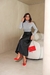 SAIA COURO MIDI - comprar online