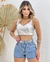 SHORT PEDRARIAS JEANS