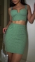 Imagem do CONJ CROPPED COM BOJO E SAIA