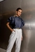 Blusa babado Jeans - loja online