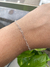 Pulseira Prata Corações Vazados - comprar online