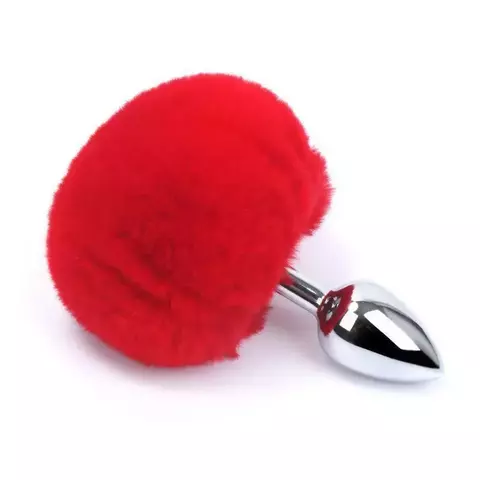 Plug Anal Pompom Rabo de Coelho