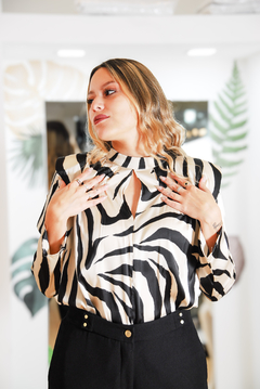 Blusa de seda