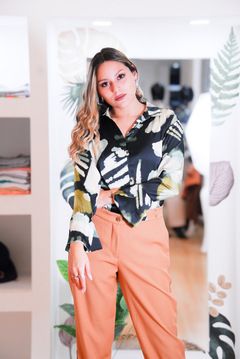 Blusa de seda