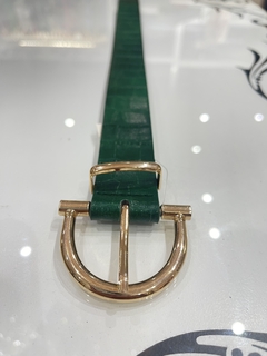 CINTO VERDE ESCAMADO