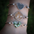 Brazaletes con cristales encapsuladas - comprar online