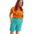 Short Feminino Alfaiataria Cintura Alta