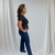 Blusa de malha com lantejoulas prata feminina - Nicinhafashion